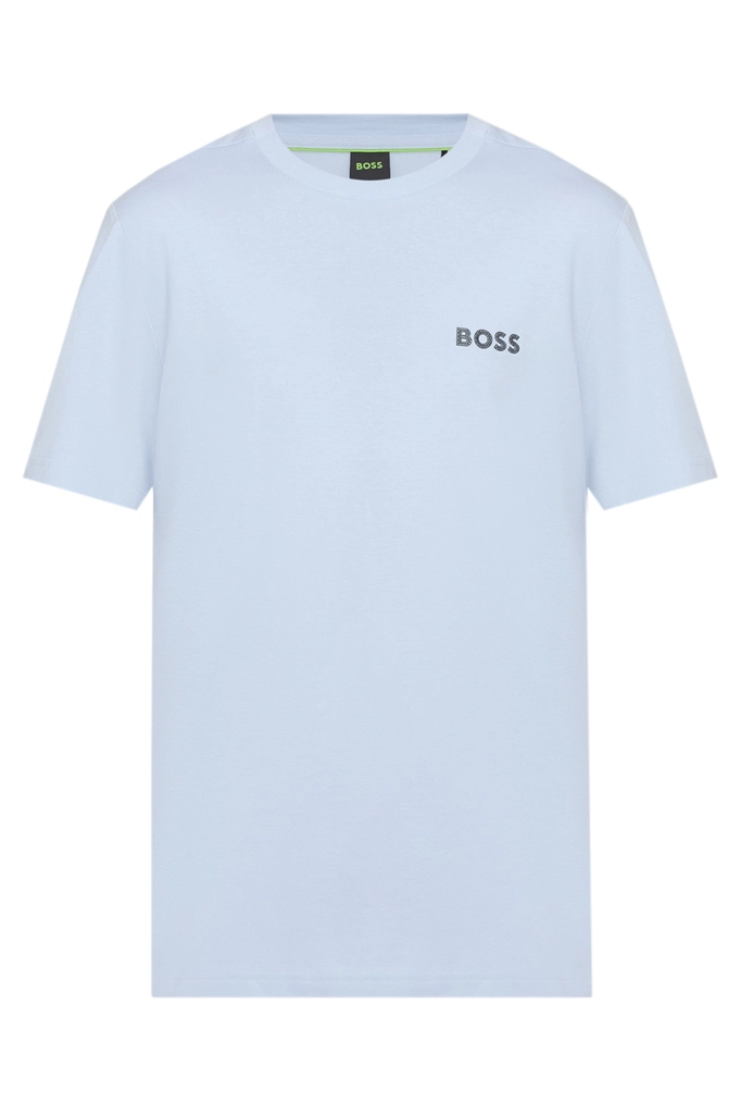 Hugo Boss Mens Tee 12 T Shirt Light Blue - Size Large